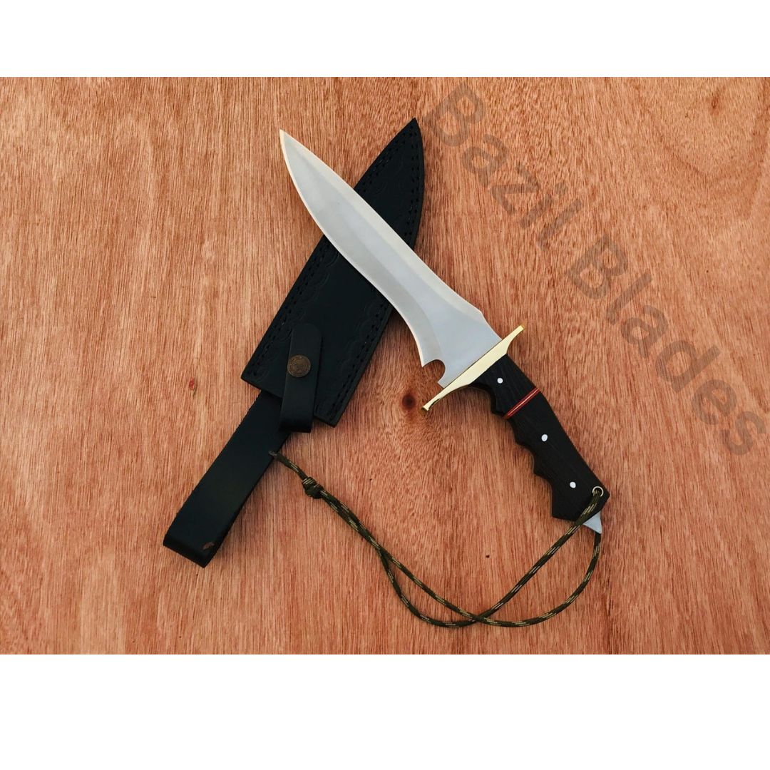 Premium Full Tang Custom D2 Steel Hunting and Camping Knife
