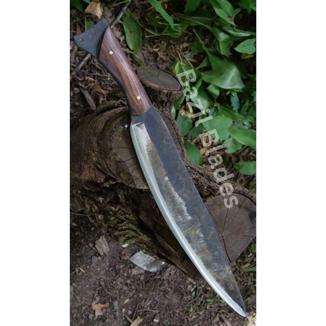 Handcrafted 1095 High Carbon Steel Hunting Knife with Antler Handle main image 0