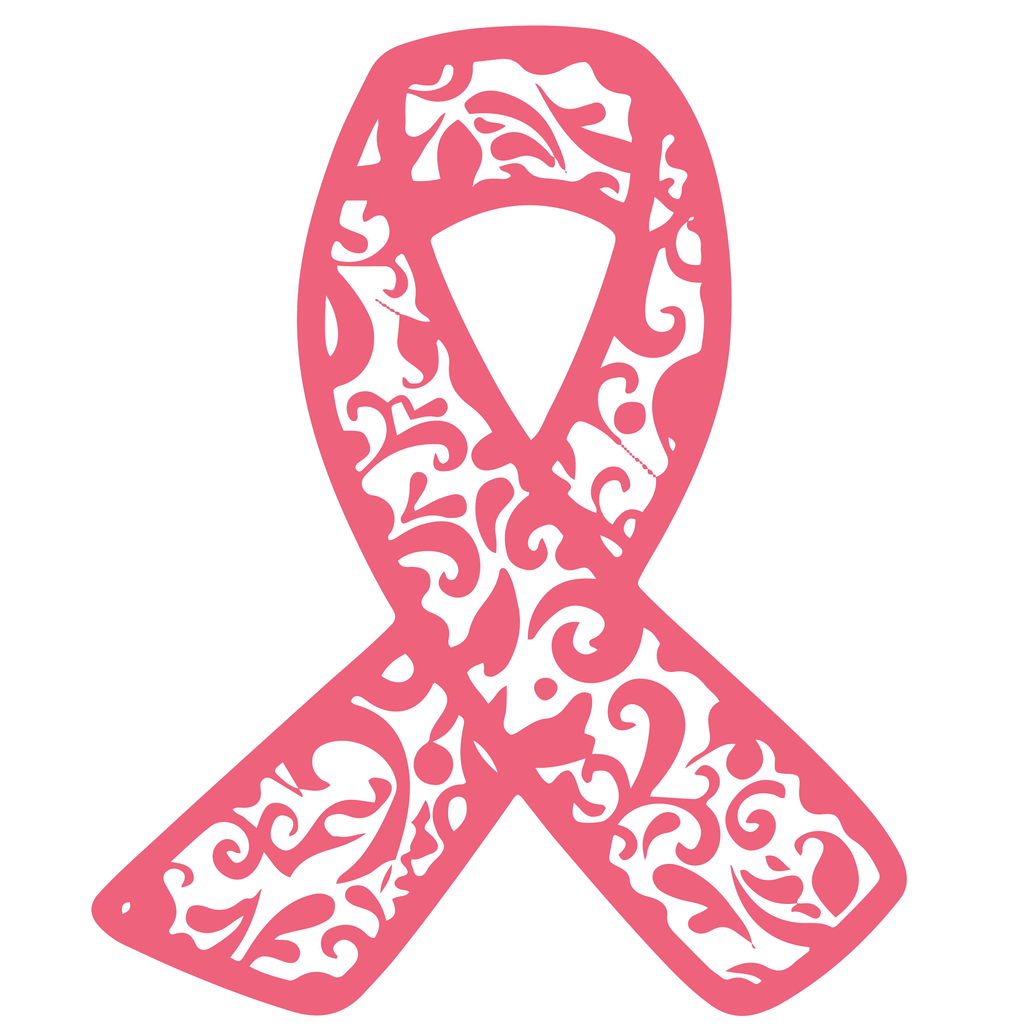 Cancer Ribbon Vector | Inspire Uplift