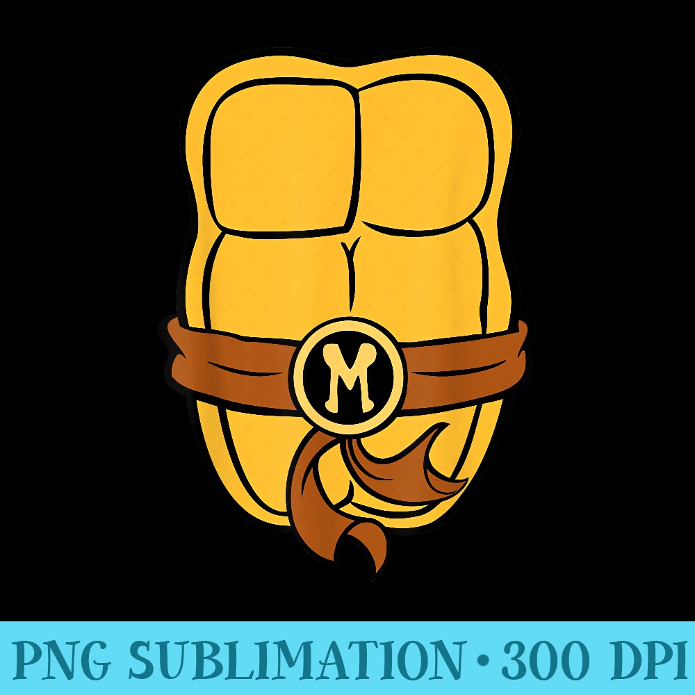 nage Mutant Ninja Turtles Michelangelo Shell T - Sublimation | Inspire ...