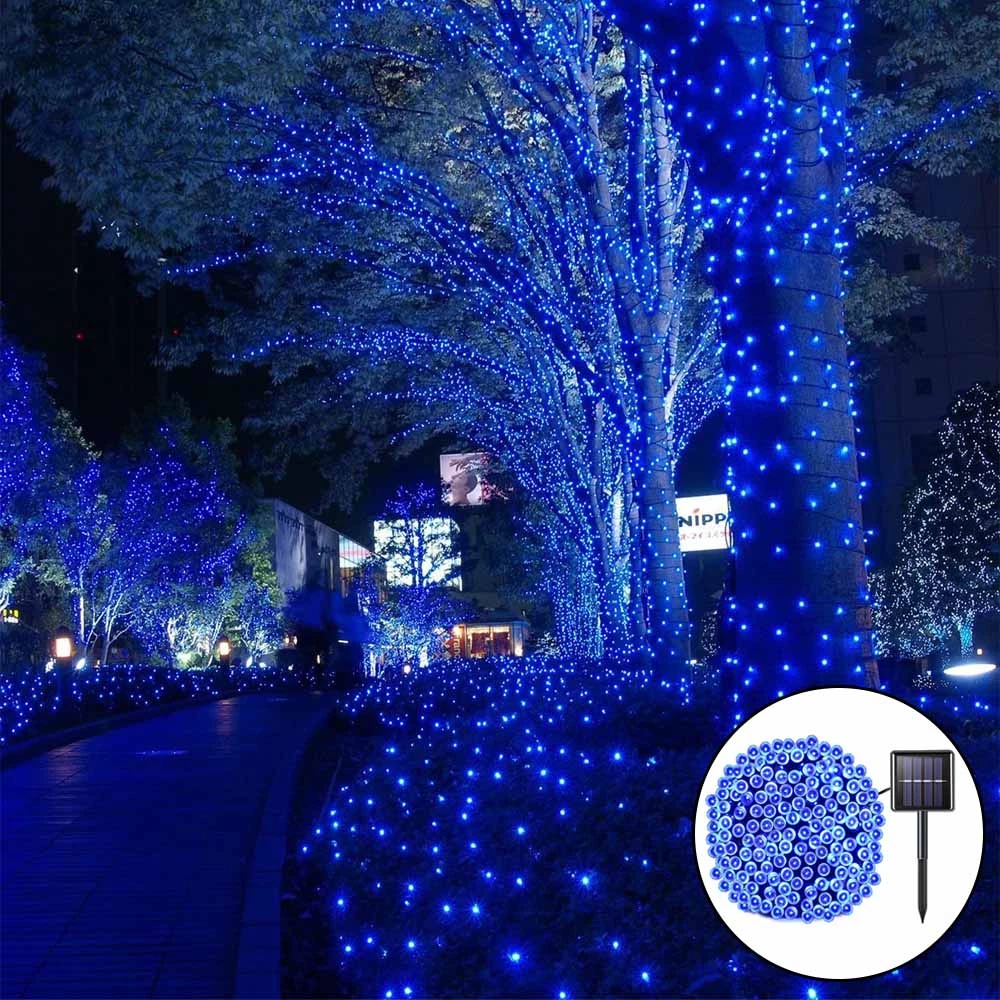 Solar String Lights Outdoor, Waterproof Fairy Lights, Garden, Wedding, Party, and Tree Decor