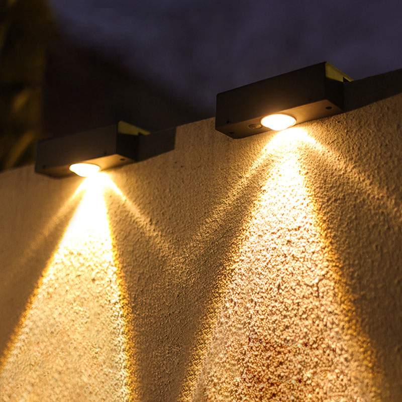 Ultra Bright Solar Lights Outdoor, Waterproof Garden Wall Lamp, Decorative Induction Lighting