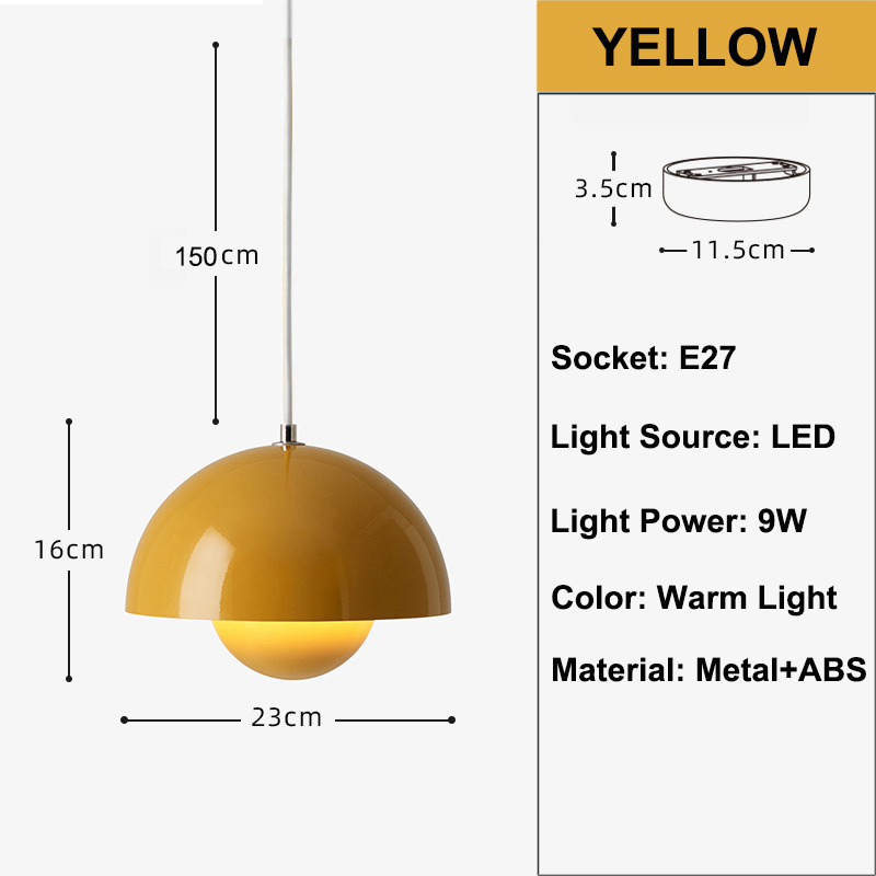 Modern Bud Pendant Light, Creative Chandelier, Multi color Optional Indoor Lighting, for Bedroom, Study