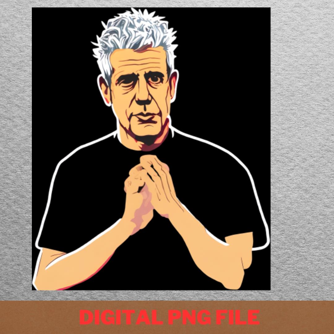 anthony bourdain svg - Inspire Uplift