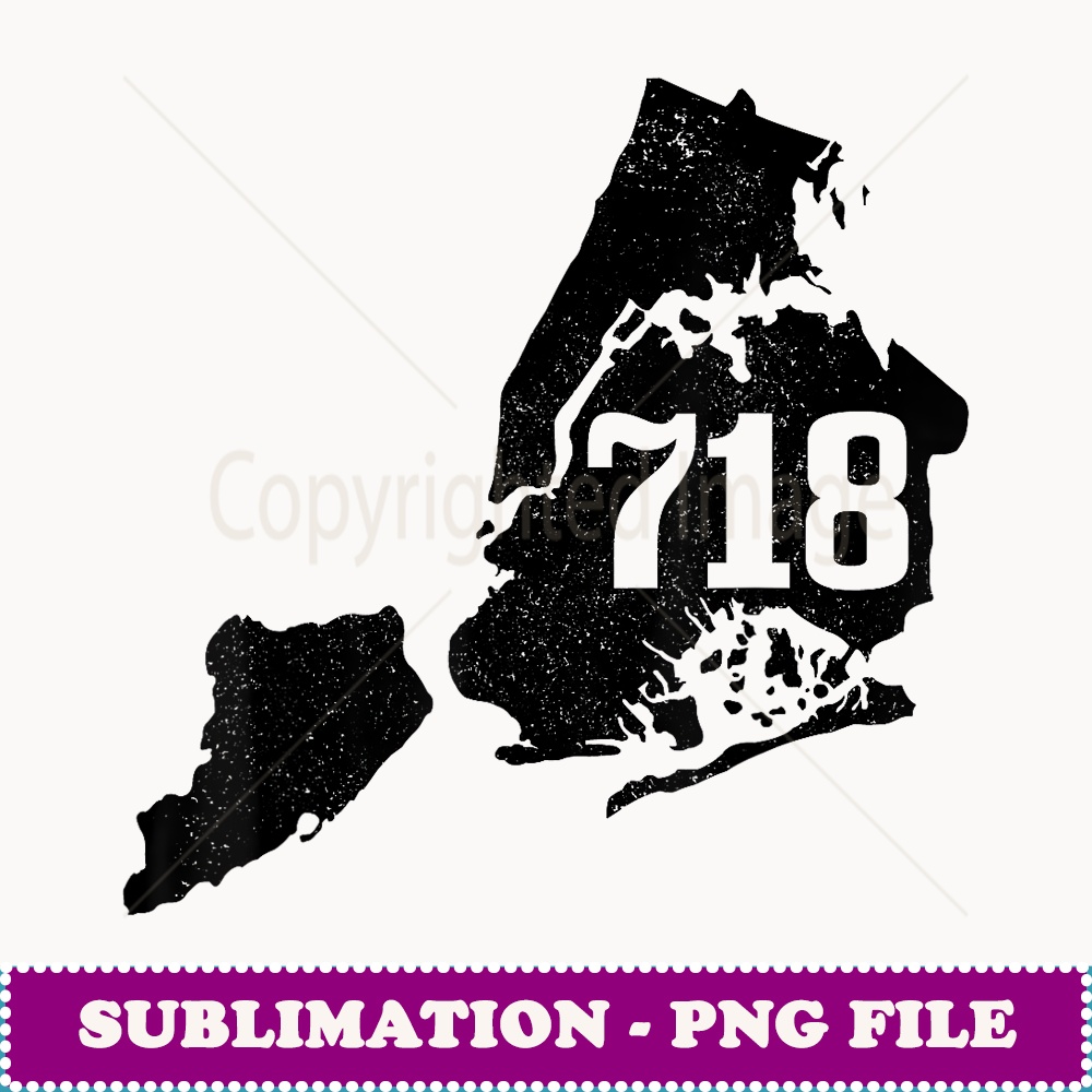 New York City 718 Area Code Queens NY NYC Map Pride Vintage | Inspire ...