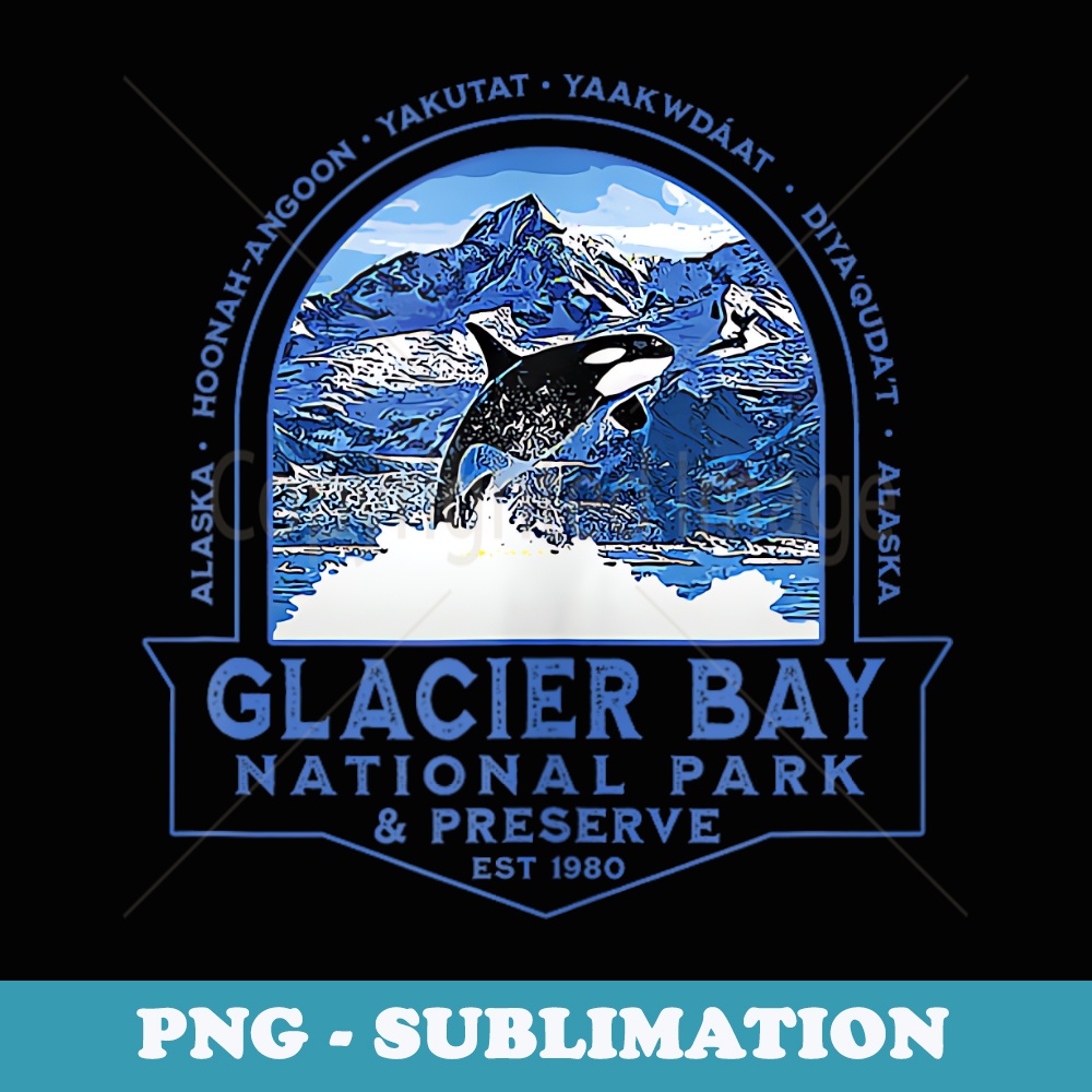 Glacier Bay National Park Alaska Orca Mountains Souvenir - P | Inspire ...