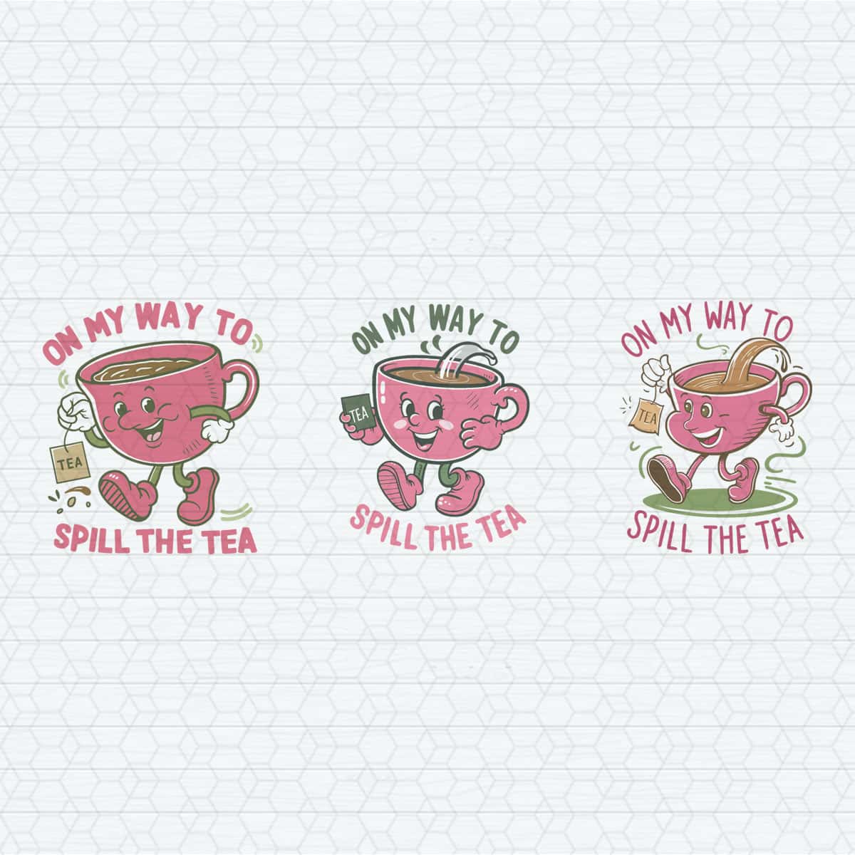 Bundle On My Way To Spill The Tea SVG | Inspire Uplift