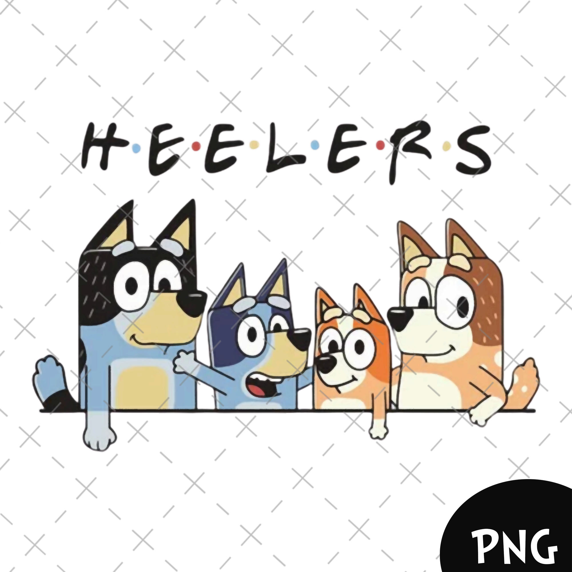 Bluey fams Png,Cute Dogs Png, Muffin Design, Aussie Cartoon | Inspire ...