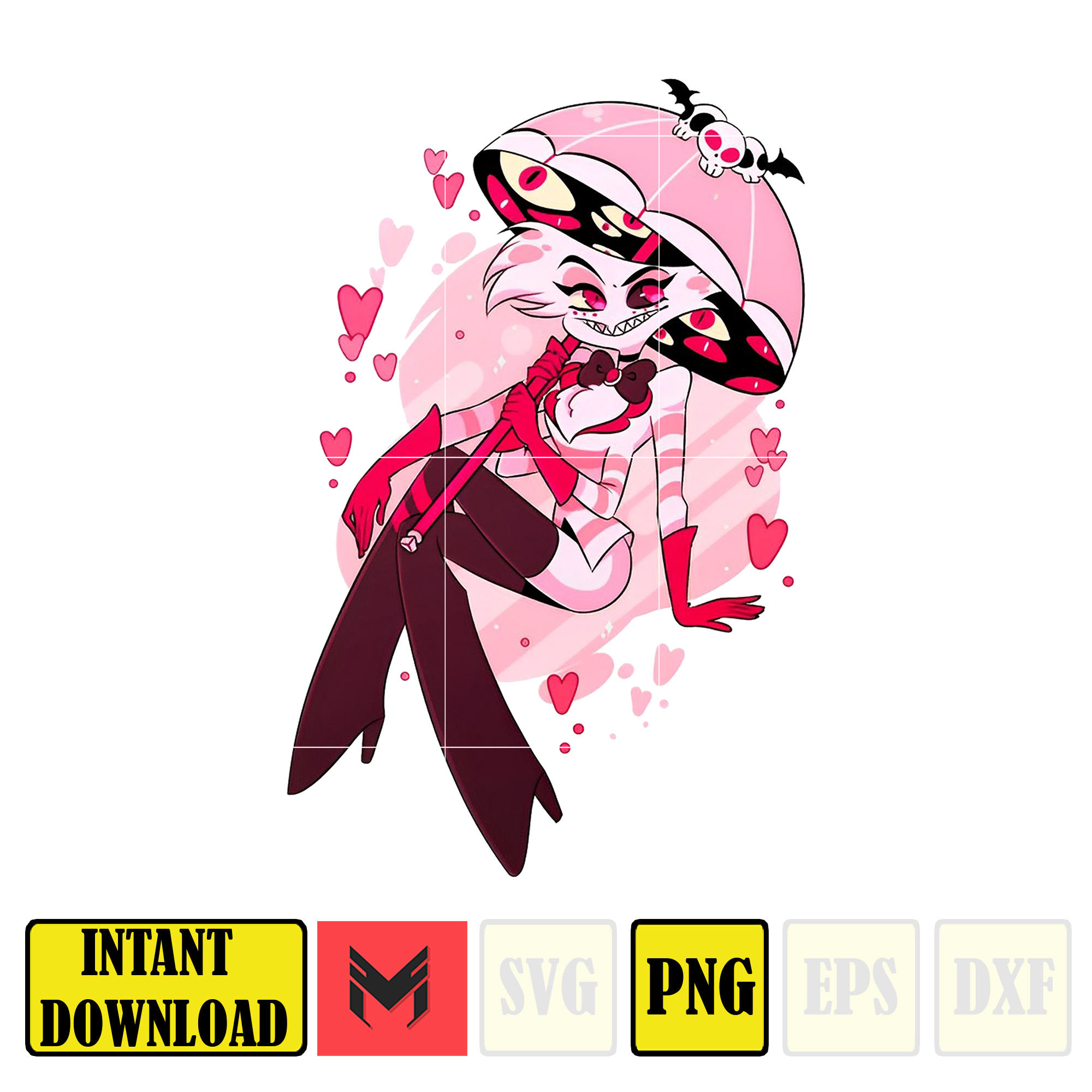 Hazbin Hotel Angel Dust Png, Hazbin Hotel Characters Png, Ha - Inspire ...