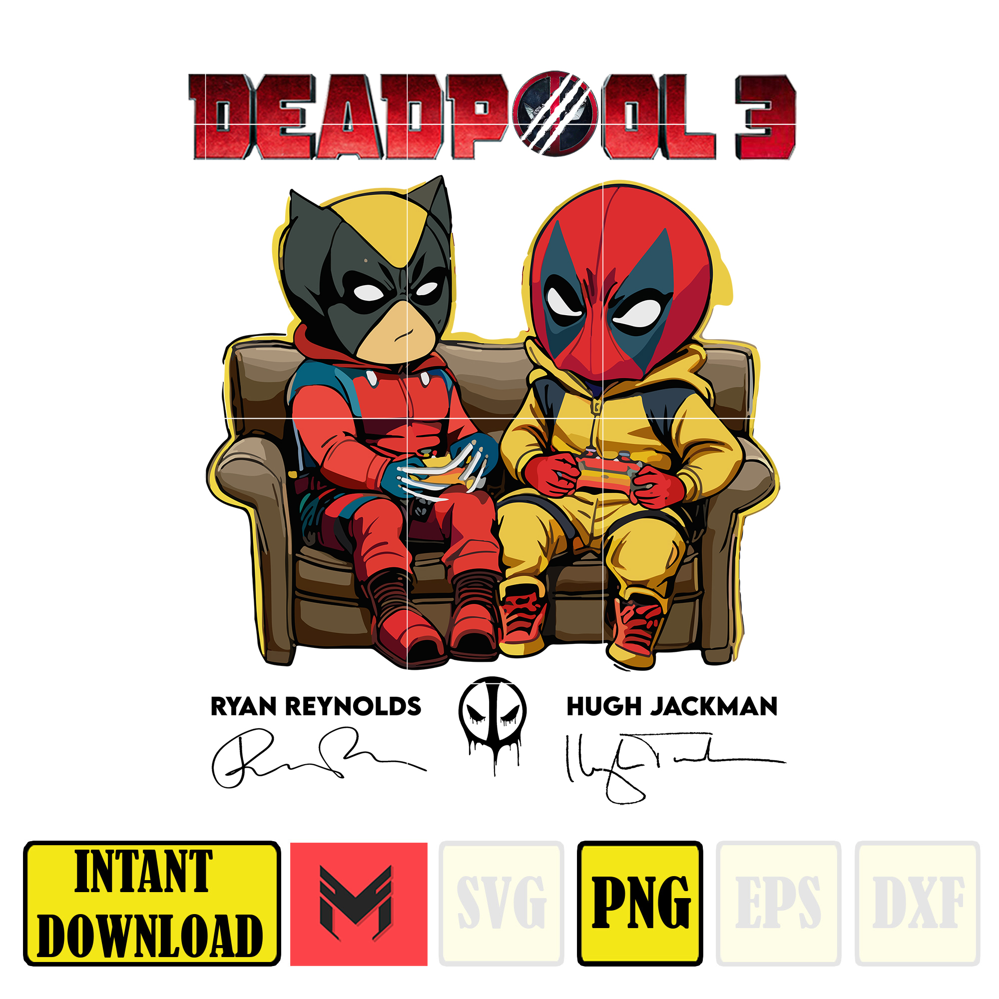 Deadpool 3 Png, Ryan Reynolds Hugh Jackman Png, Deadpool and - Inspire ...