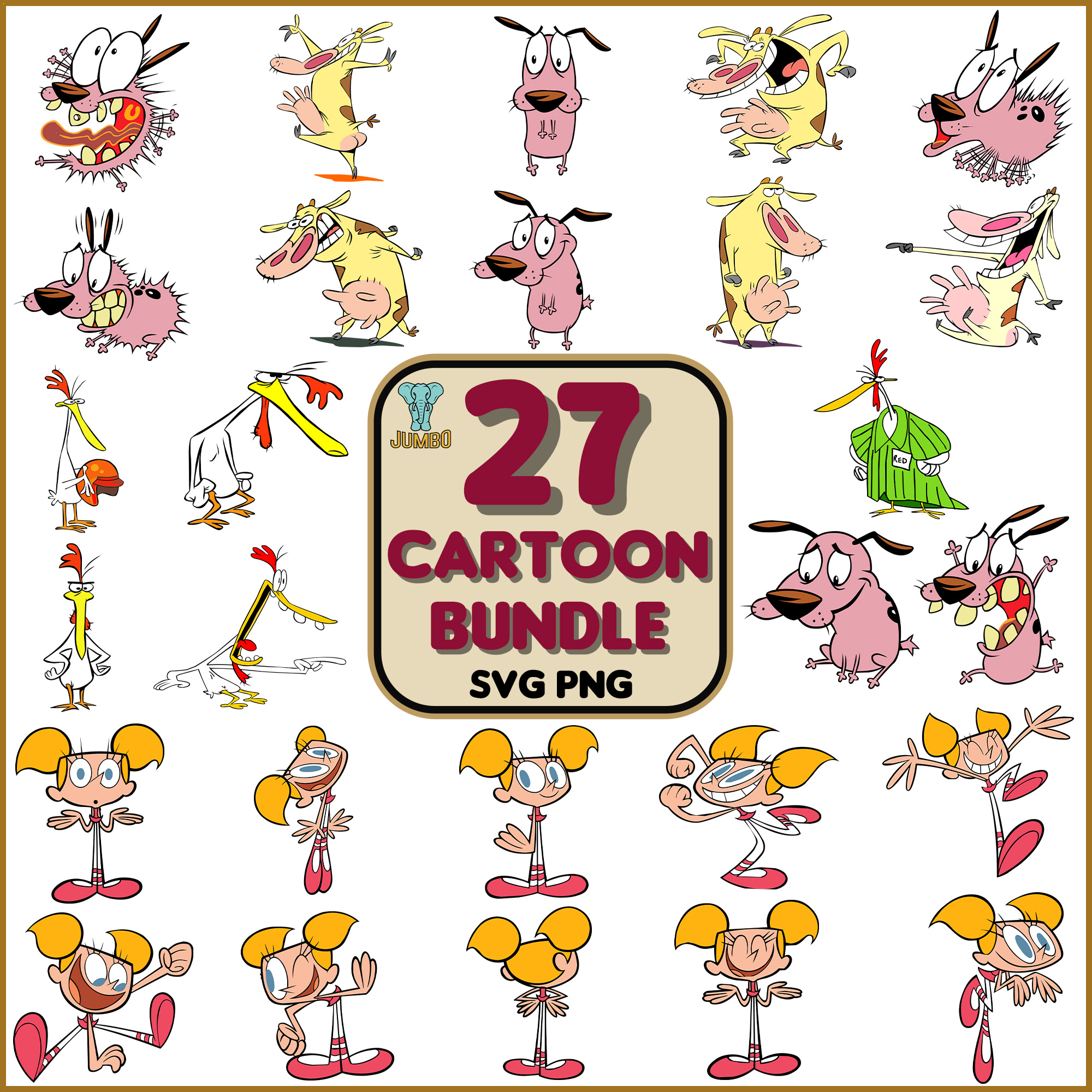 Cartoon Bundle Svg 2 | Inspire Uplift