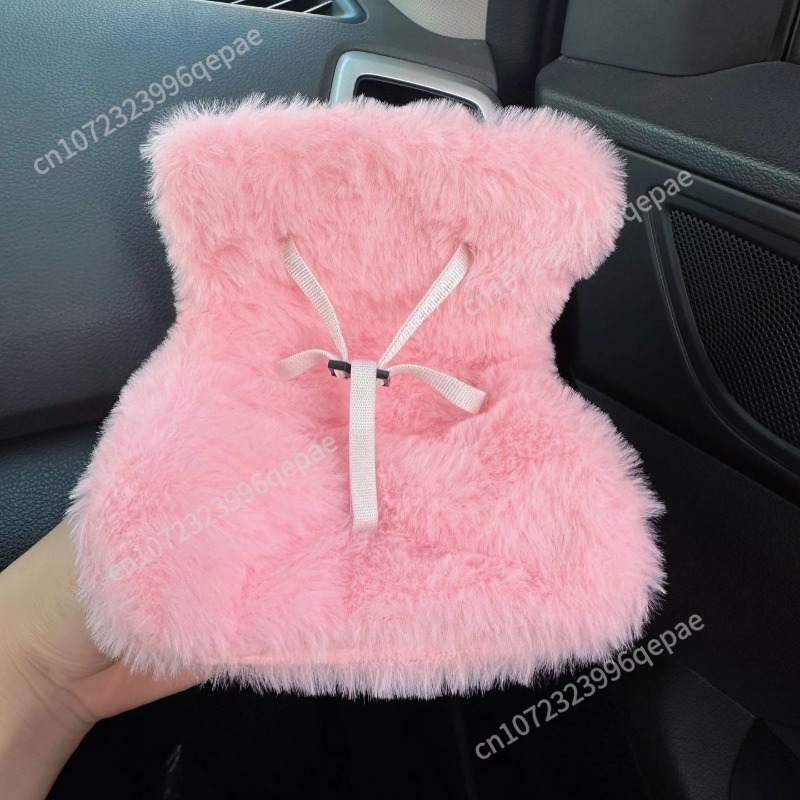 Labubu Doll Car Seat, Cute Doll Safety Seat, Car Air Vent Aromatherapy Decoration, Interior Accessory