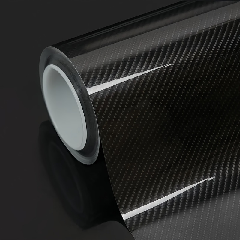 Glossy Black Carbon Fiber Vinyl Wrap for Cars | Inspire Uplift