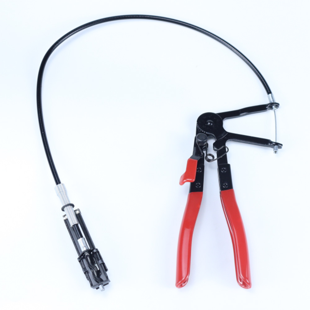 Flexible Cable Hose Clamp Pliers, Long Reach Car Tool for Hose Bundle Removal, Auto Repair Cable Type Clamp Pliers