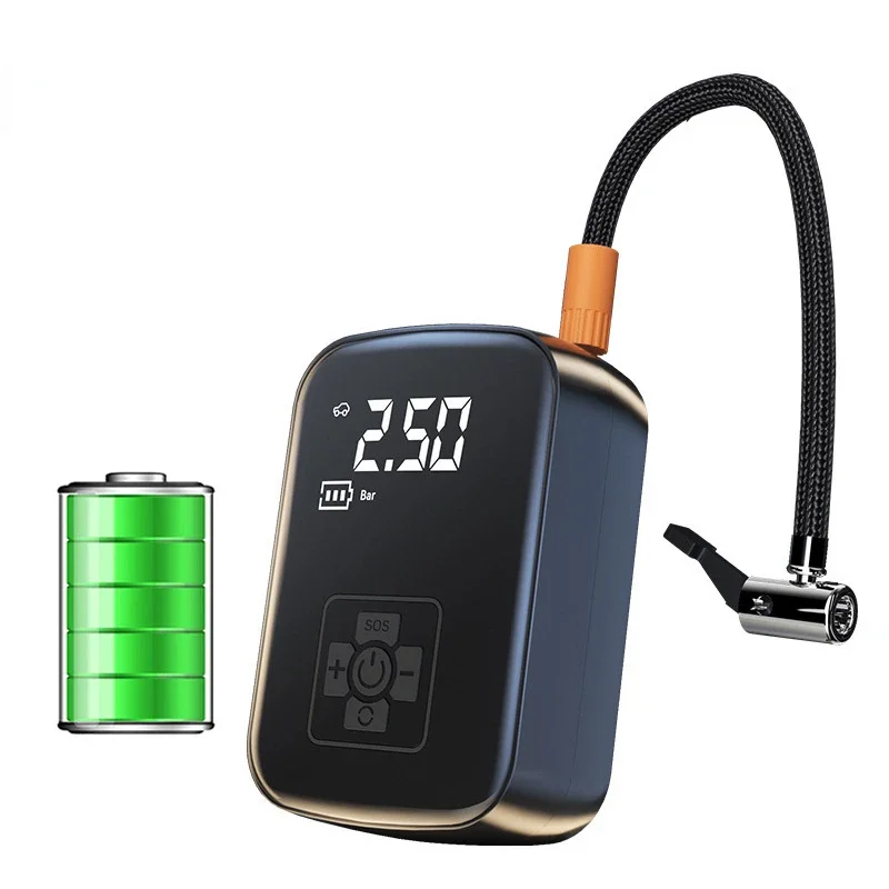 Bike Manual Air Pump, Portable Bicycle Inflator, Electric Tire Inflator for Balloon and Cycling Accessories