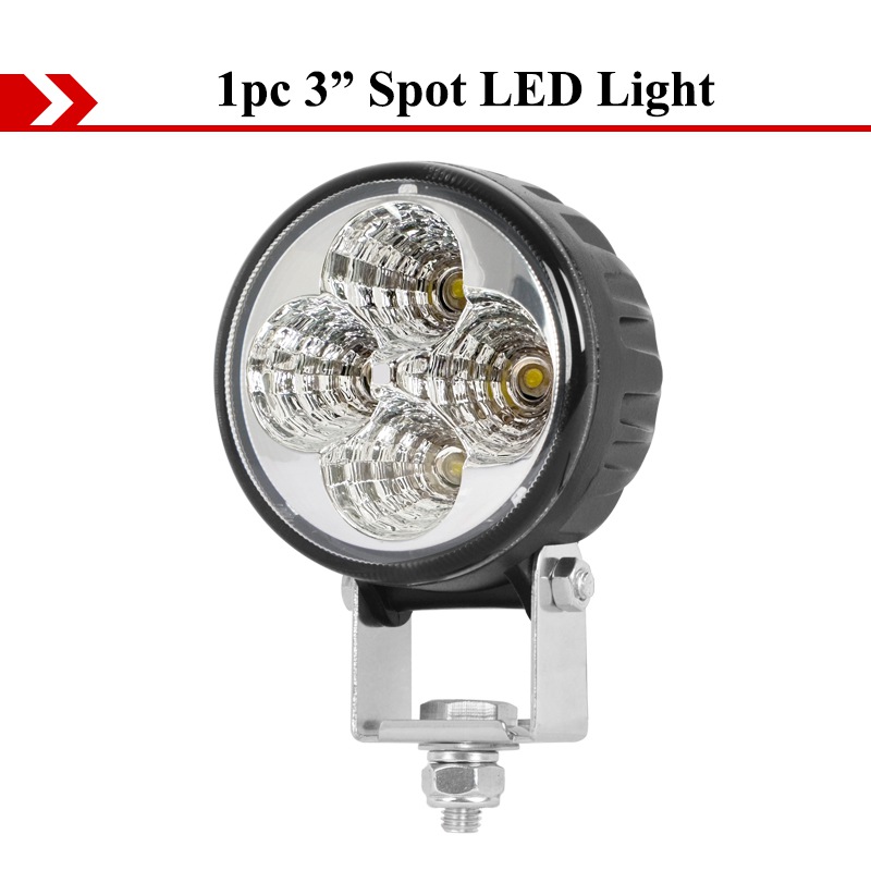 Car Offroad SUV Truck Auxiliary Hood Bumper Spot LED Work Light Motorcycle Spotlight Tractor Forklift Cabin Roof