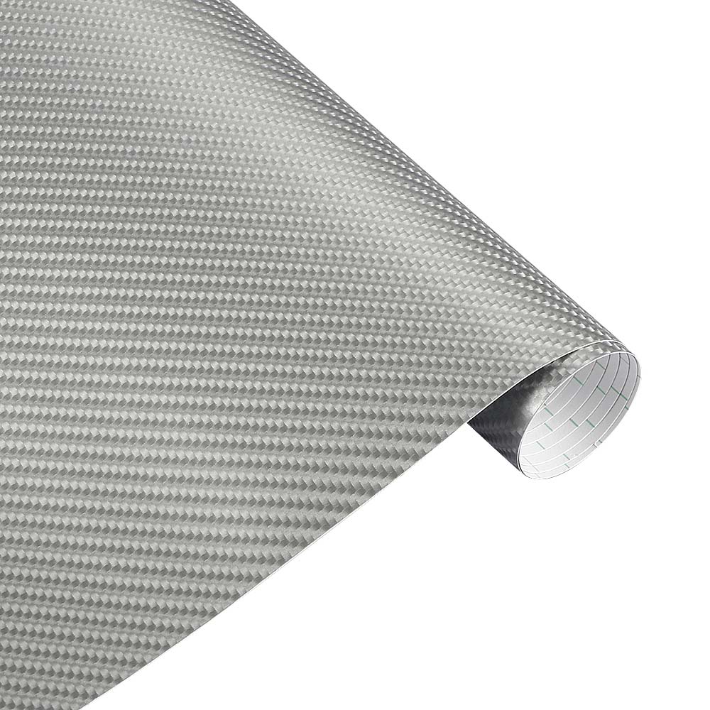 Car Styling 4D Carbon Fiber Vinyl Wrap Roll, DIY Hood Roof Sticker Sheet, Auto Decoration Film