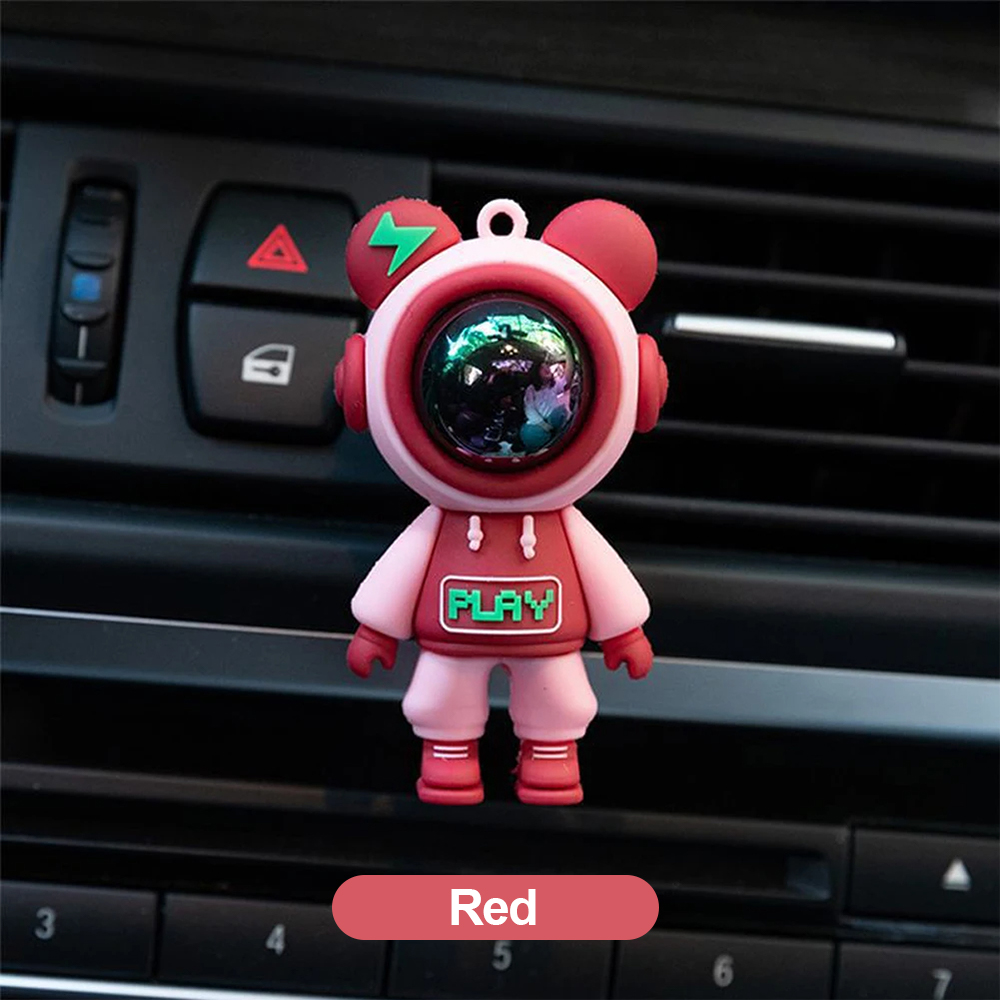 Cartoon Astronaut Air Freshener, Car Perfume Clip, Air Outlet Aromatherapy, Car Interior Decoration