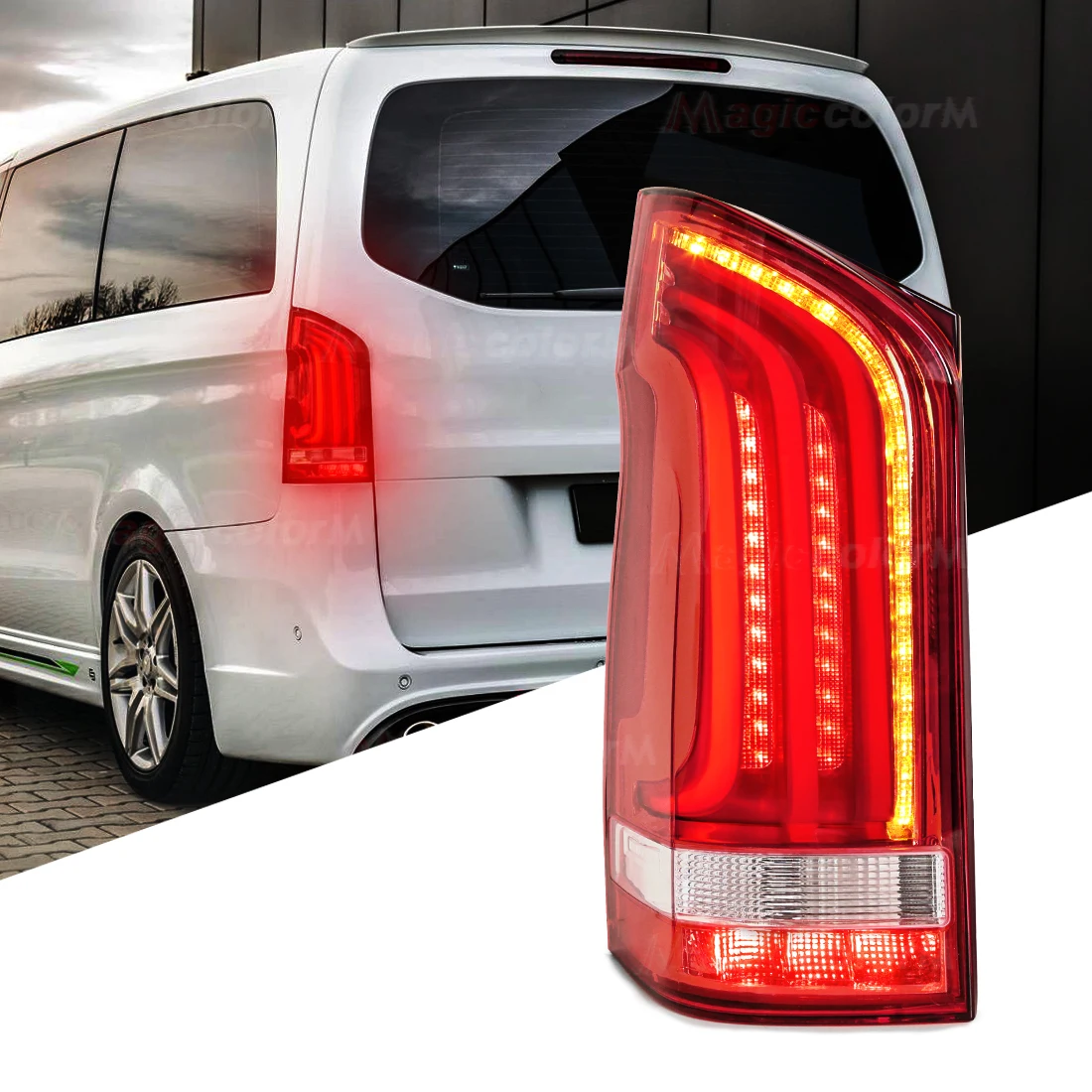 Mercedes Vito LED Tail Lights Rear Brake Lamp Assembly for V Class