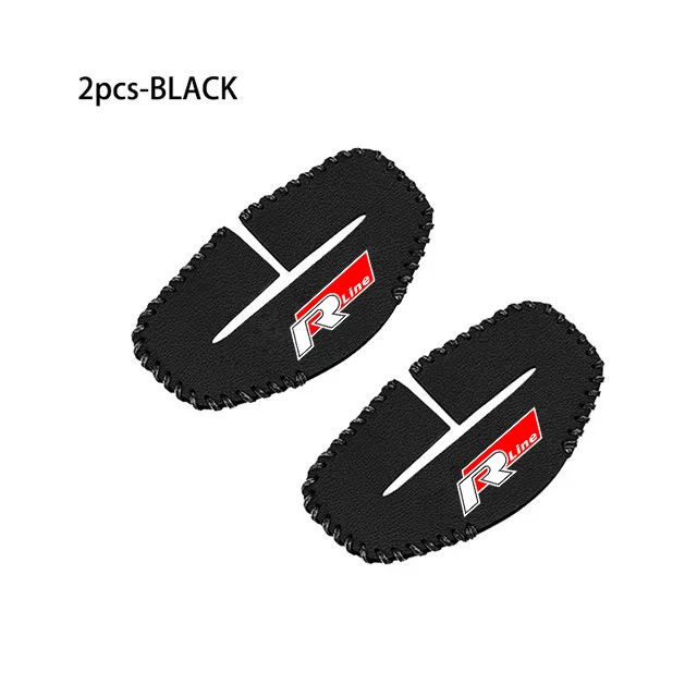 PU Leather Car Seat Belt Buckle Cover Protector for Volkswagen Golf Polo Tiguan R Line