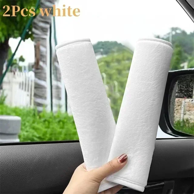 Car Seat Belt Cushion Soft Cotton Shoulder Pad Universal Seat Belt Cover for Adults and Kids