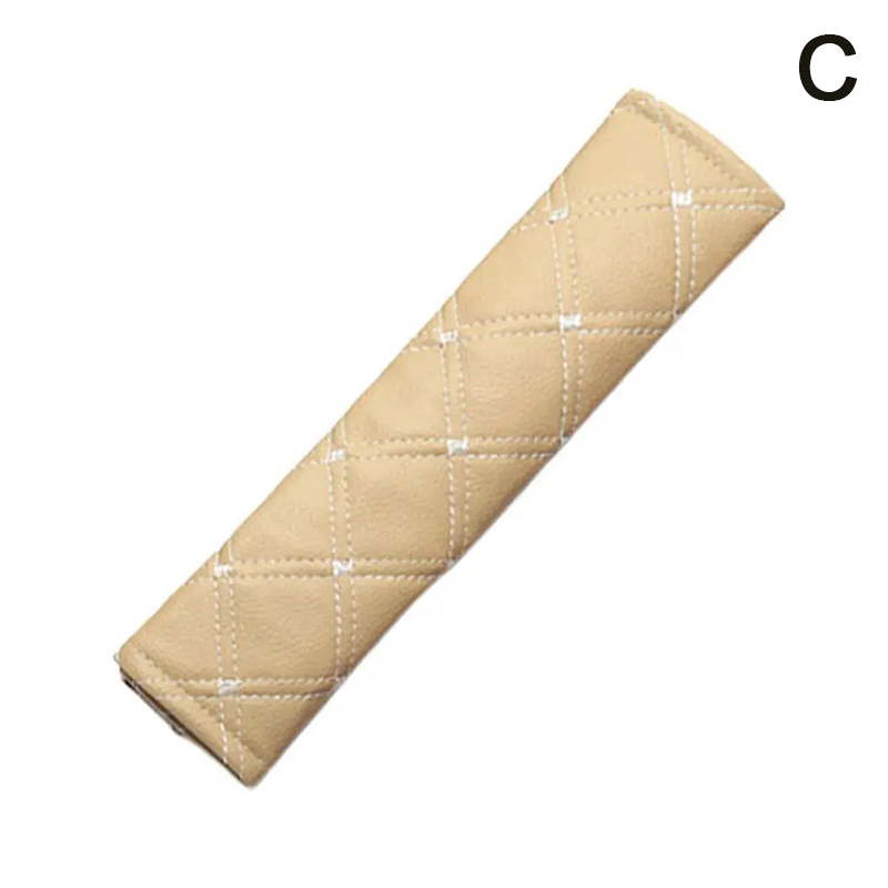 Leather Car Seat Belt Cover Soft Shoulder Pad Breathable Seat Belt Cushion for Comfort