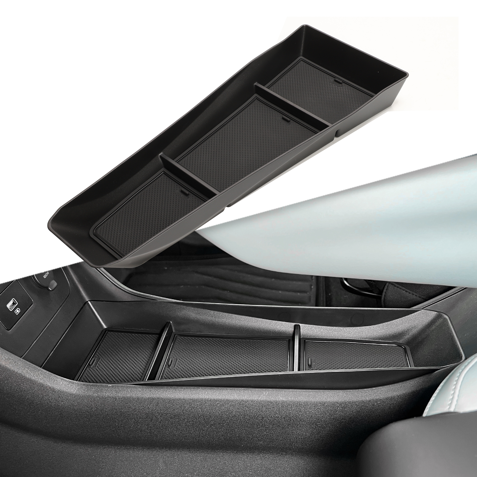 BYD Seagull Center Console Organizer Tray Storage Box for BYD Dolphin Mini Interior Accessories