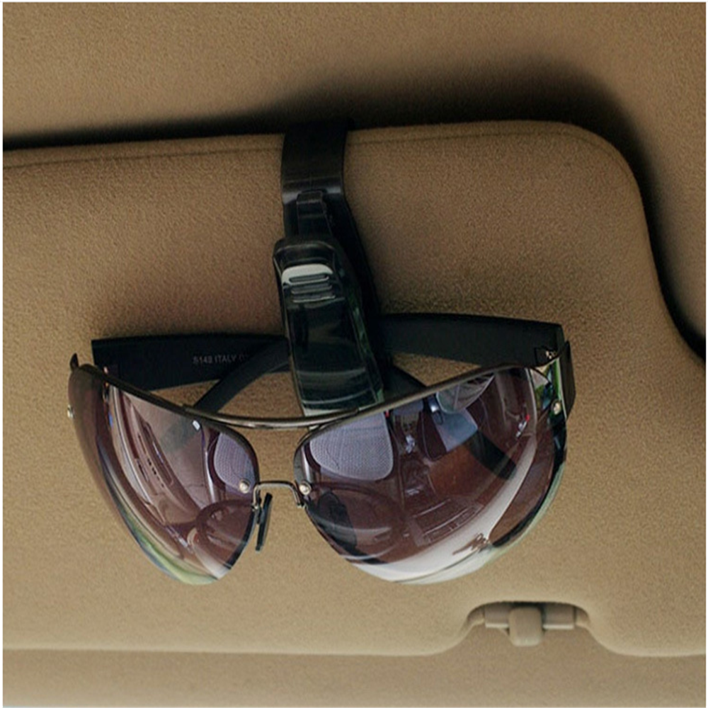 Universal Car Visor Glasses Clip Card Holder Sun Visor Ticket Organizer