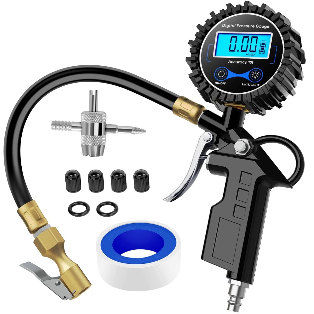 Nilight Digital Tire Inflator with Tire Pressure Gauge for Fast & Accurate Tire Inflation