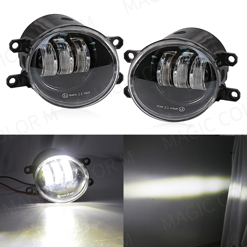 Toyota LED Fog Lights Daytime Running Lights Kit for Coroll Camry Yaris Prius Hilux & Lexus