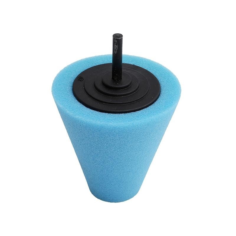 Wheel Polishing Sponge Cone Car Wheel Polishing Tool for Rims Hubs Metal & Plastic Detailing