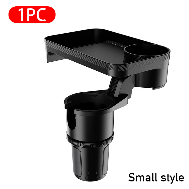 Car Cup Holder Expander with Adjustable Food Tray & Drink Holder