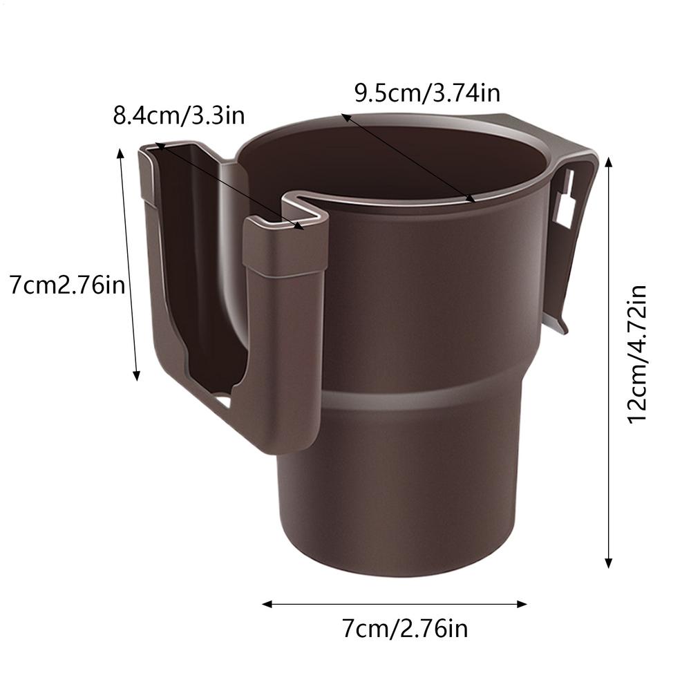 Universal Car Cup Holder & Car Storage Organizer with Phone Slot for Air Vent Armrest Door & Seat