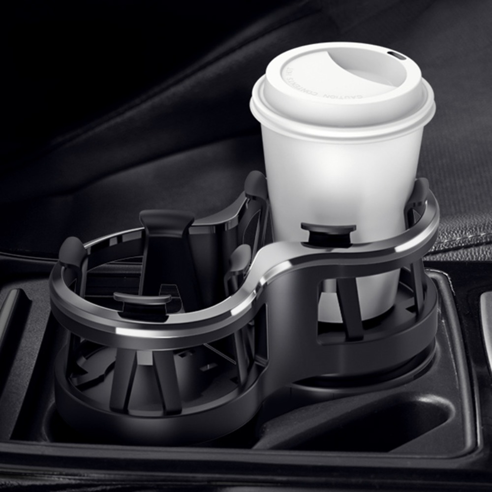 Multi Functional Car Cup Holder Organizer Adjustable Beverage and Ashtray Holder