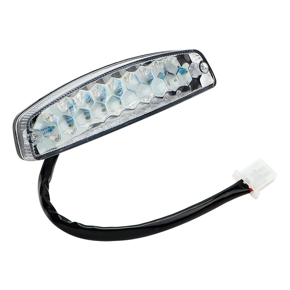 LED Rear Tail Brake Light Motorcycle Indicator Lamp for Quad Scooter Cafe Racer