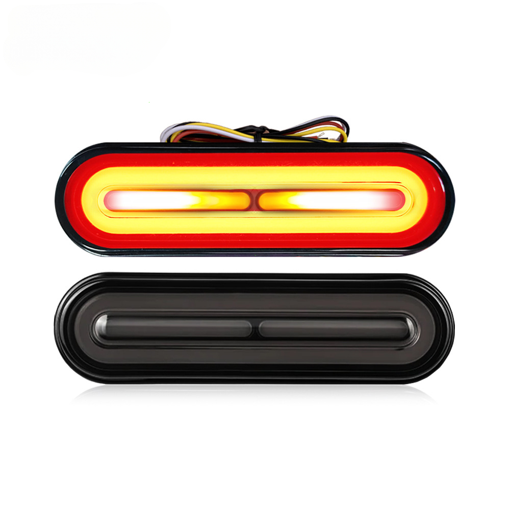 LED Motorcycle Tail Light with Sequential Turn Signals and Brake Light for Cafe Racer Bobber Bikes