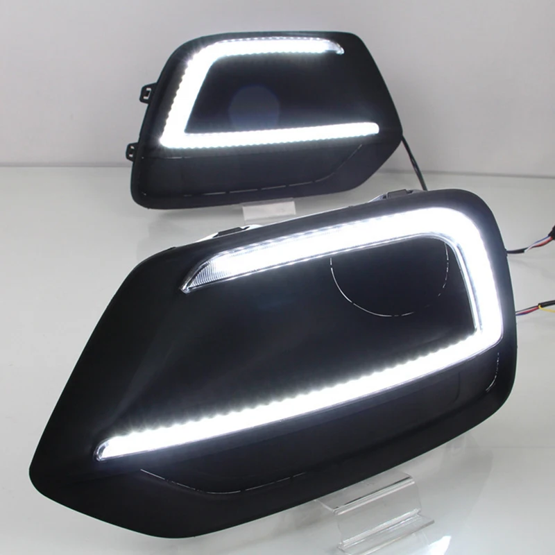 LED Daytime Running Lights With Yellow Turn Signal