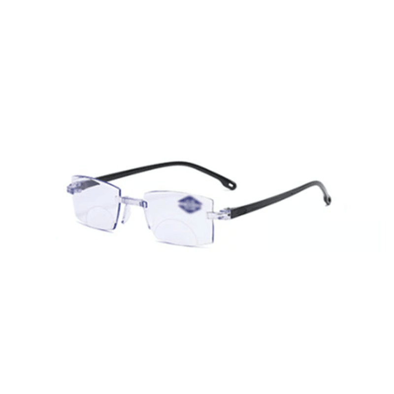 Rimless Blue Light Reading Glasses for Presbyopia Lightweight Everyday Readers
