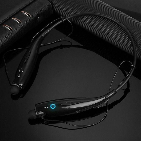 Stereo Earbuds Earphone, Bluetooth Neckband Wireless Headphones, Mic Headset for High-Quality Sound