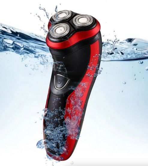 Electric Shaver for Men, Rotary Waterproof Design, Pop-Up Trimmer, Wet Dry Cordless, Fast Charging for Smooth Shave