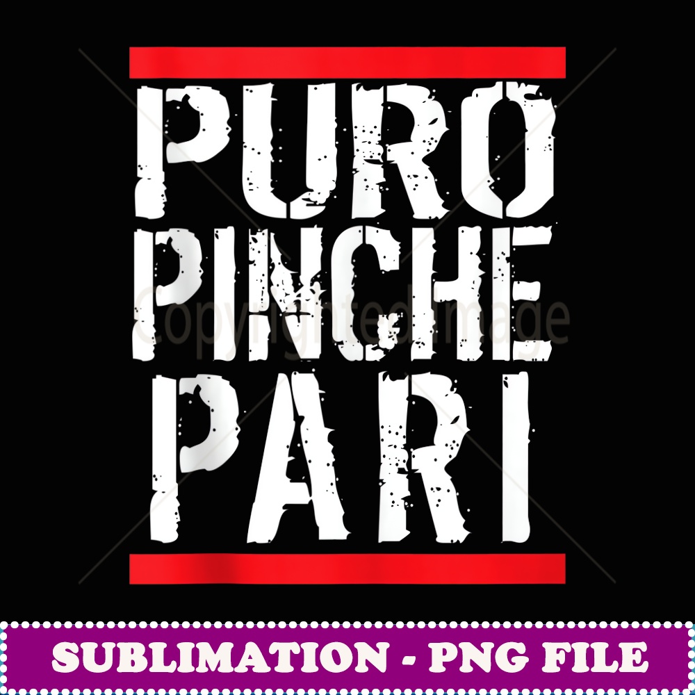 Puro Pinche Pari Mexico Graphic T-Shirt – Black Crew Neck – Men's L 100% Cotton