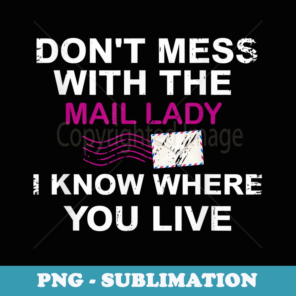 funny mailwoman art for postal worker mail carrier - Modern | Inspire ...