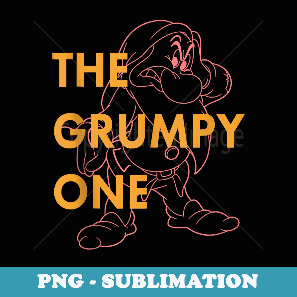 Disney Snow White The Grumpy One Outline - Sublimation Digit | Inspire ...