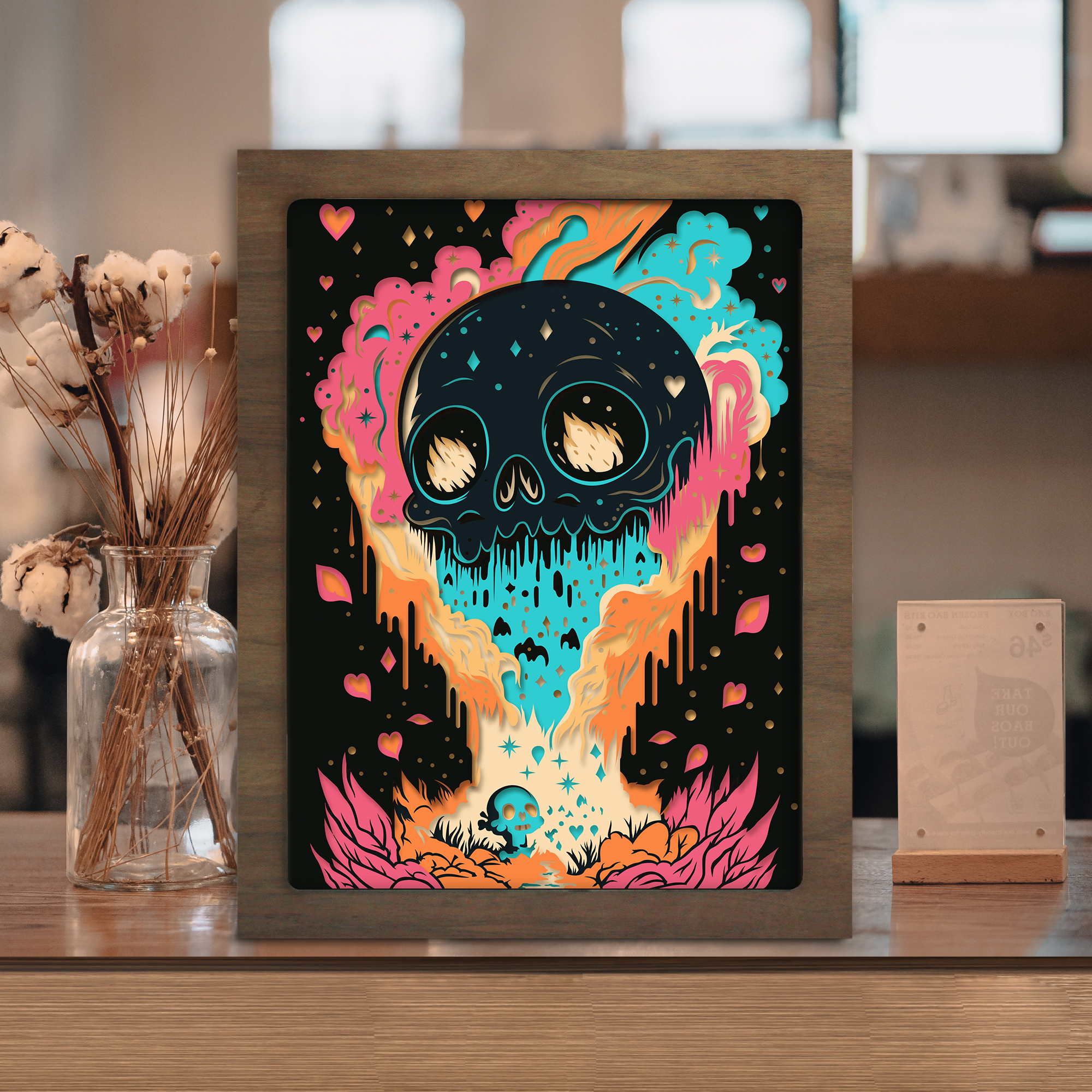 Halloween Dream Shadow Box Files, Paper Cut Light Box Templa | Inspire ...