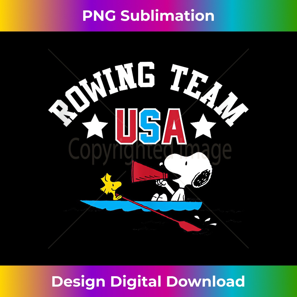 Peanuts - Snoopy Woodstock Olympic USA Rowing Team Tank Top | Inspire ...
