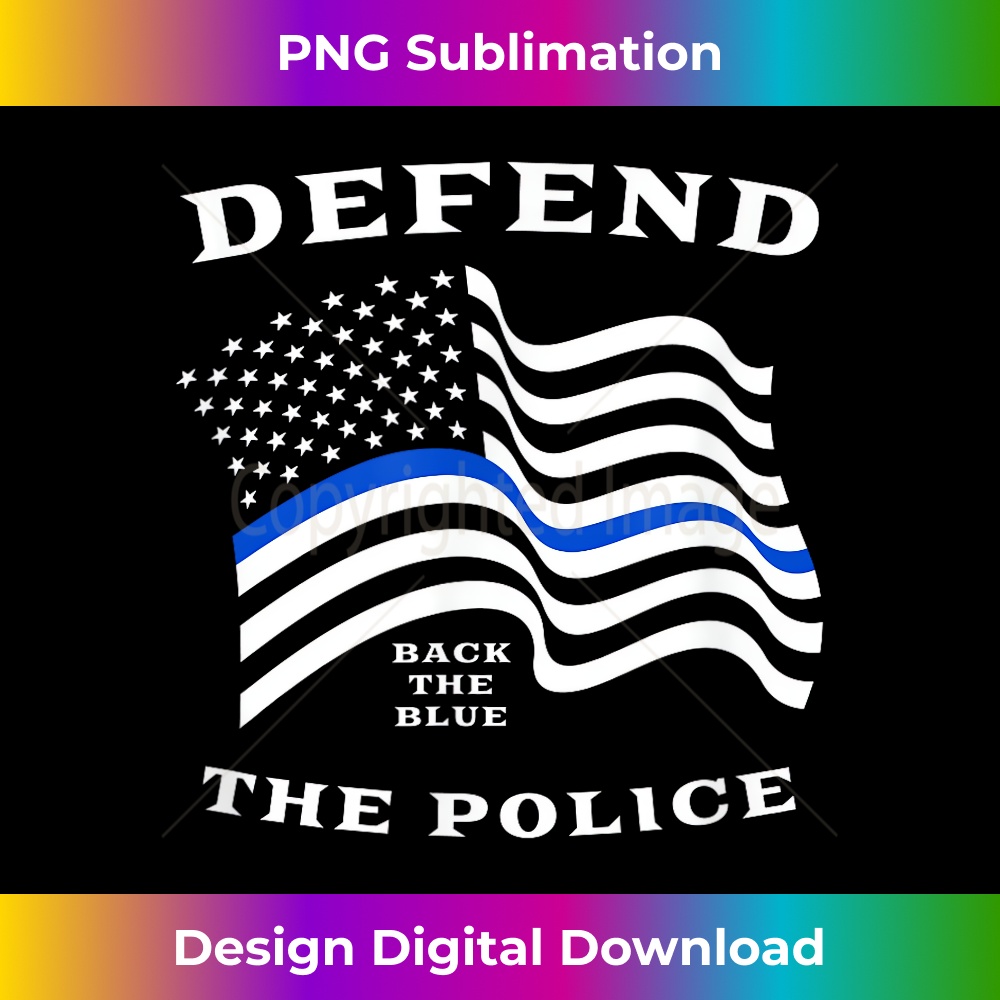 Back The Blue - Defend The Police - Thin Blue Line Flag | Inspire Uplift