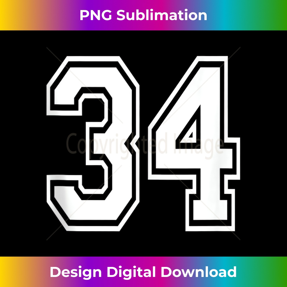Number 34 Target Number 34 Birthday Sports Player Team Numbered Jersey 1 - Hi | Inspire ...