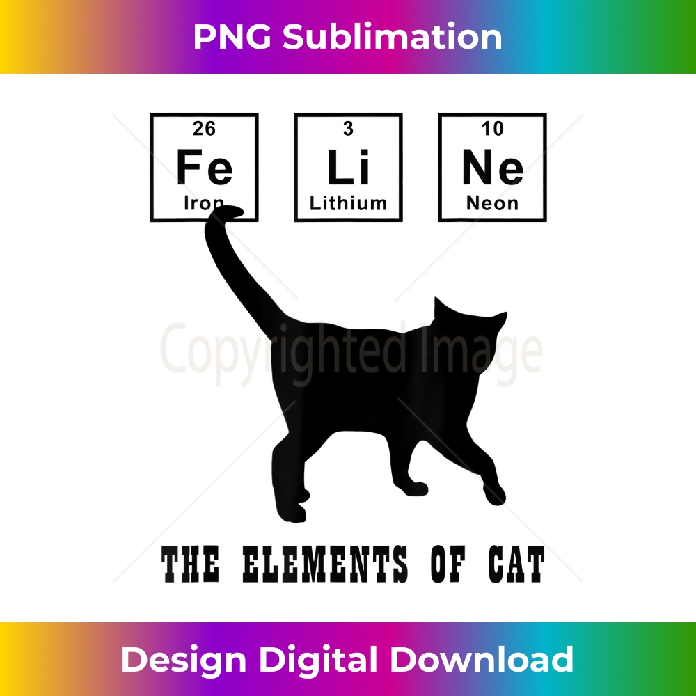 Chemistry Cat Periodic Table Feline - The Elements Of Cat | Inspire Uplift