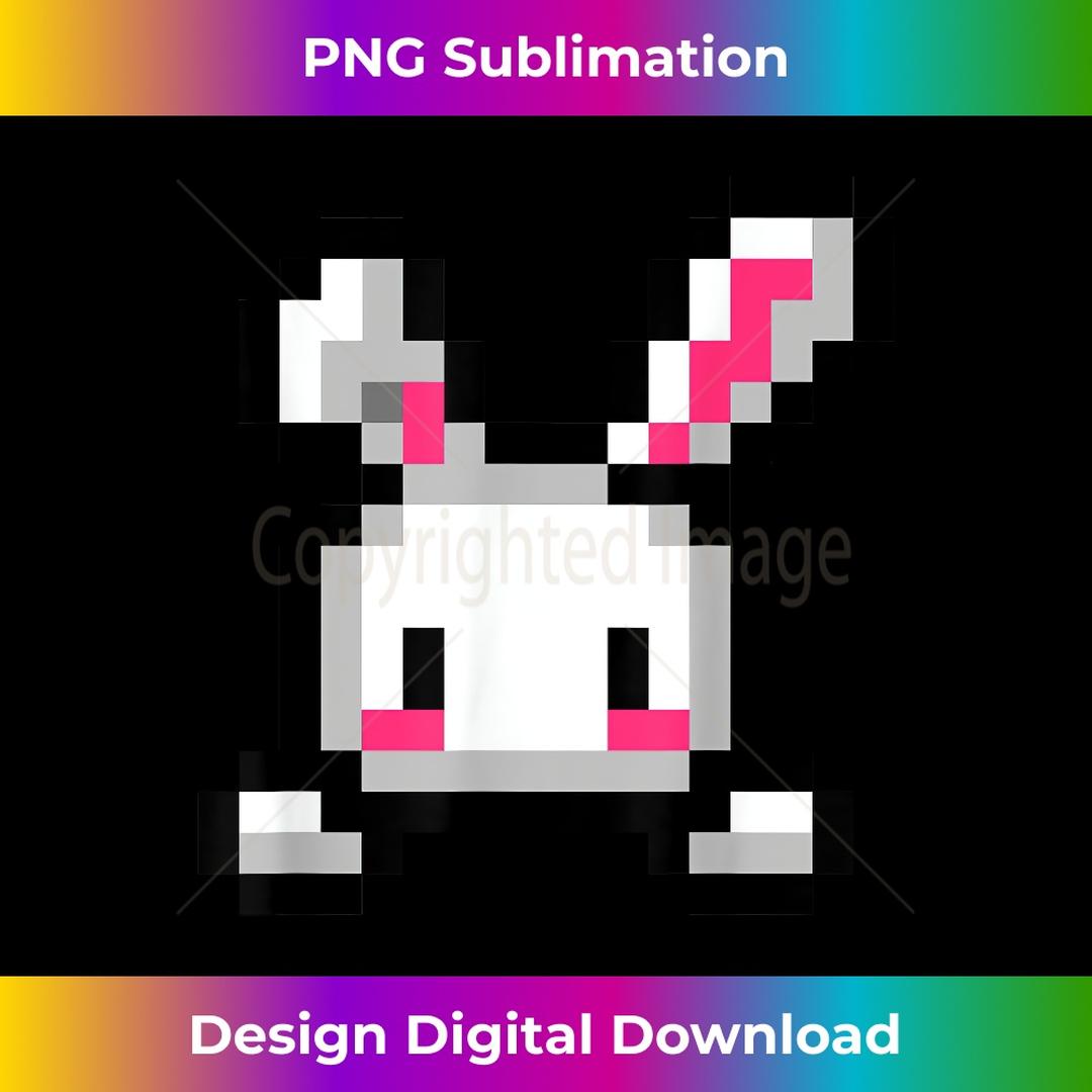 Pixel Art Bunny Rabbit Cute Kawaii 8-Bit Design 1 - Artistic | Inspire ...