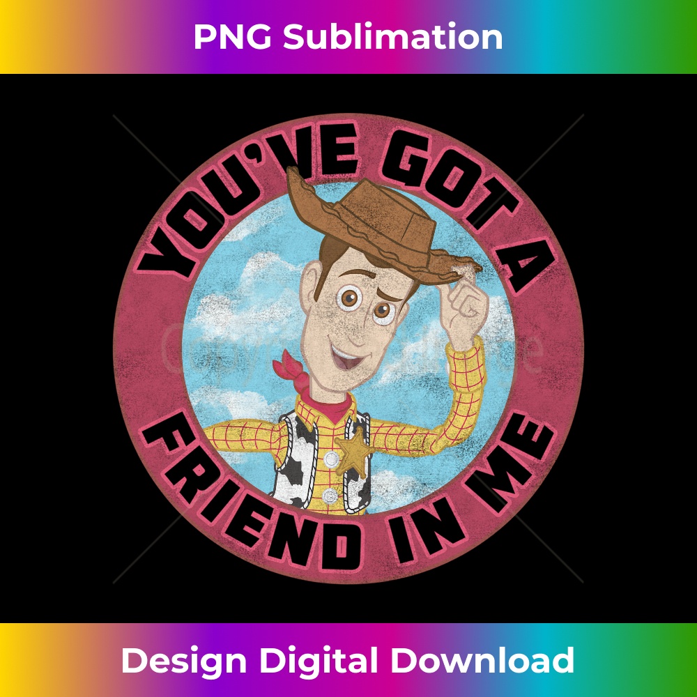 Disney Pixar Toy Story Woody Friend In Me Vintage Distressed | Inspire ...